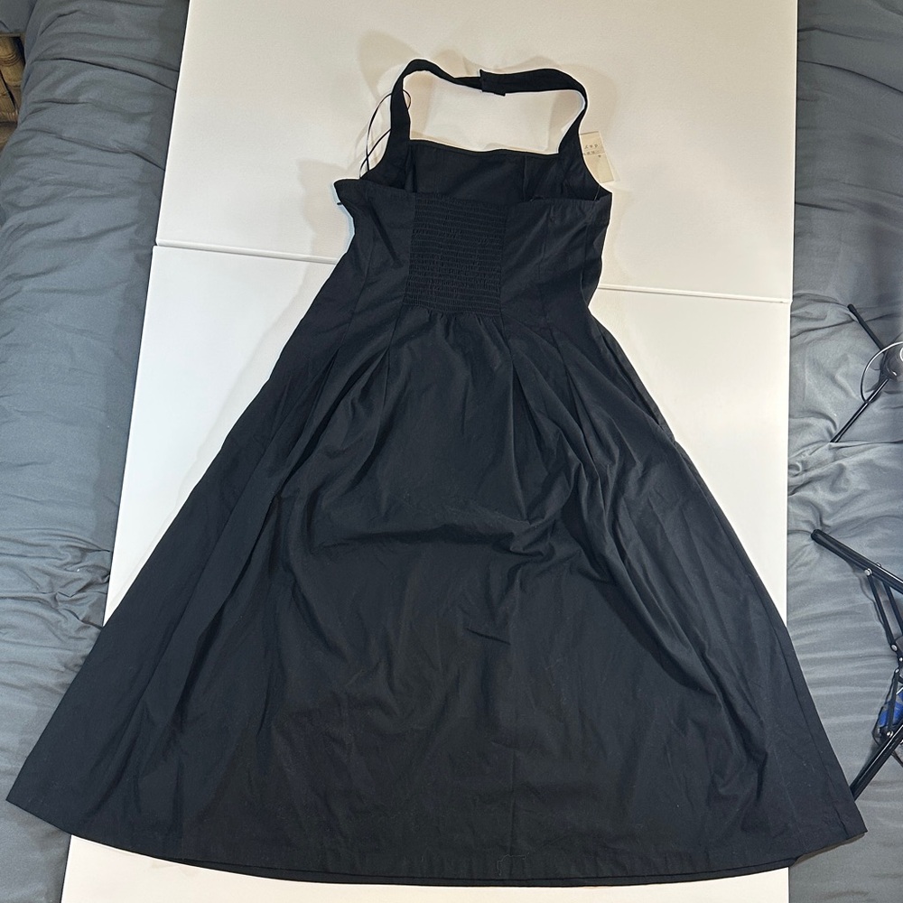 New Day Maxi Halter Dress in Black NWT Size M - Picture 5 of 7